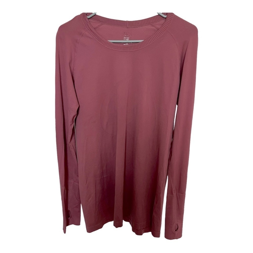 Athletic Long Sleeve Top Shirt Women’s size‎ M Rosewood